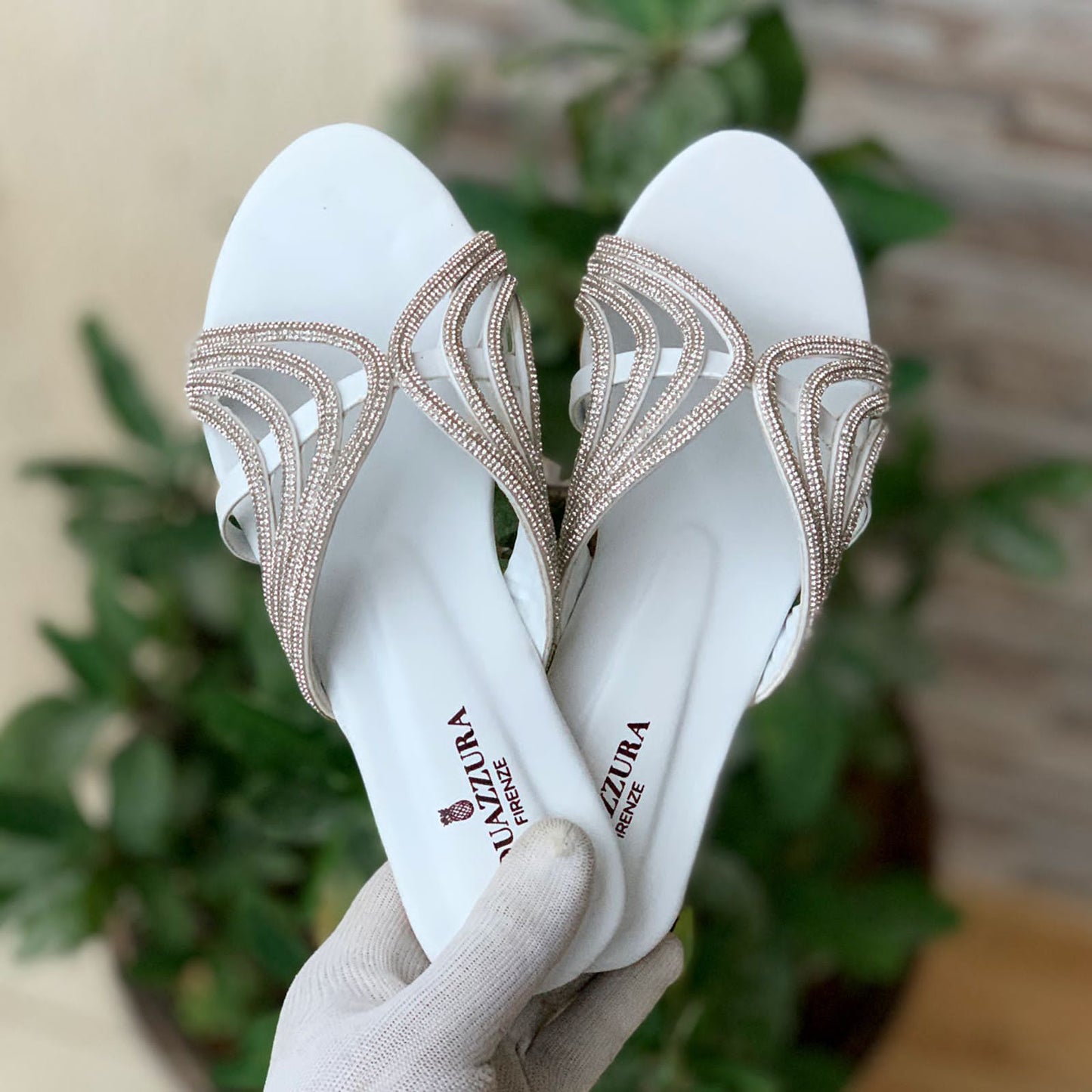 BNS PRIME RHINESTONE FLAT - WHITE | Flats, Footwear, View all footwear, View All- Shoes | bnsofficial
