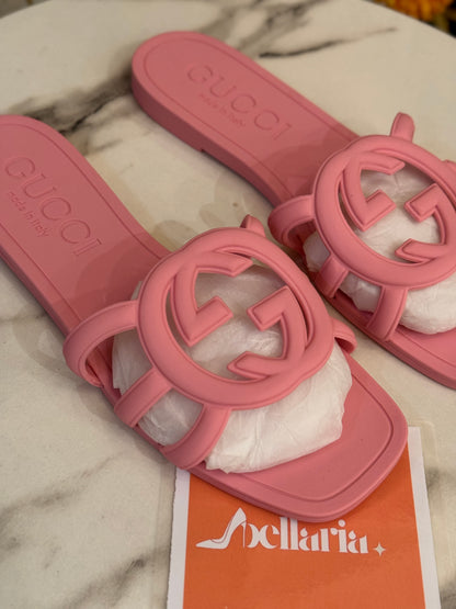 GC INTERLOCKING SLIDE - Baby pink (imported)