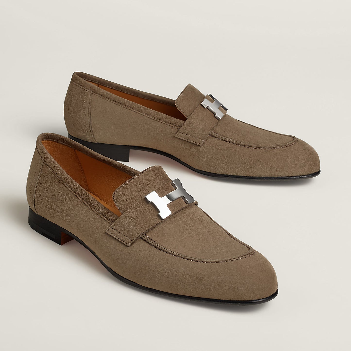 HMES PARIS SUEDE WOMEN SHOES - BEIGE
