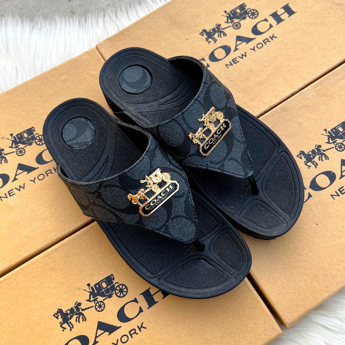 COACHH WEDGE - BLACK