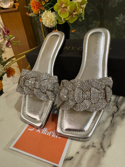 BELLARIA LATIN FLATS - SILVER