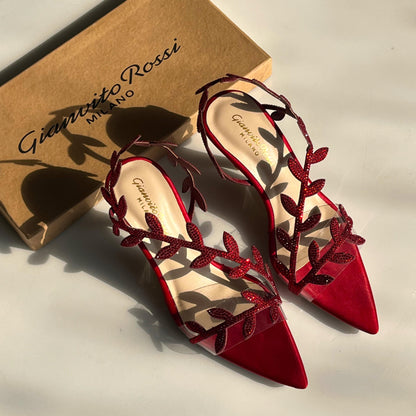 ROSSI HEELS - Maroon