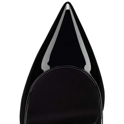 LOUBOUTIN PATENT HEEL - BLACK
