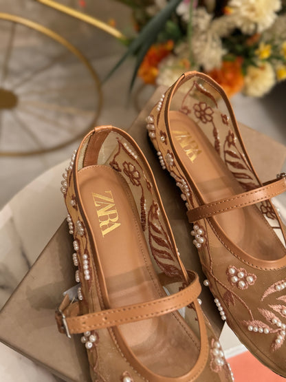 VELORIA PUMPS - BEIGE
