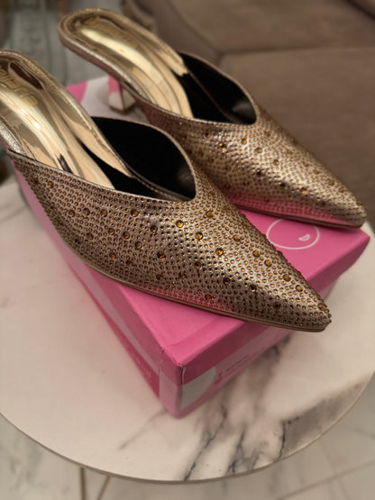Glim Kitten Heel - Golden