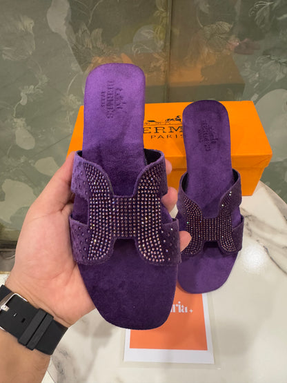 BELLARIA HENNA FLATS - PURPLE