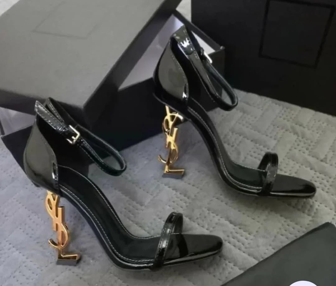 SAINT SIGNATURE HEEL - BLACK/GOLD