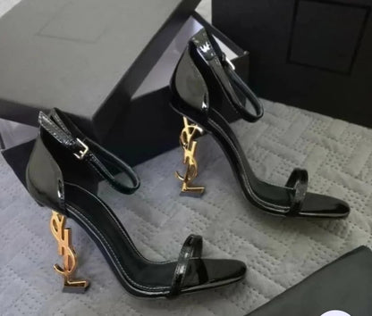 SAINT SIGNATURE HEEL - BLACK/GOLD