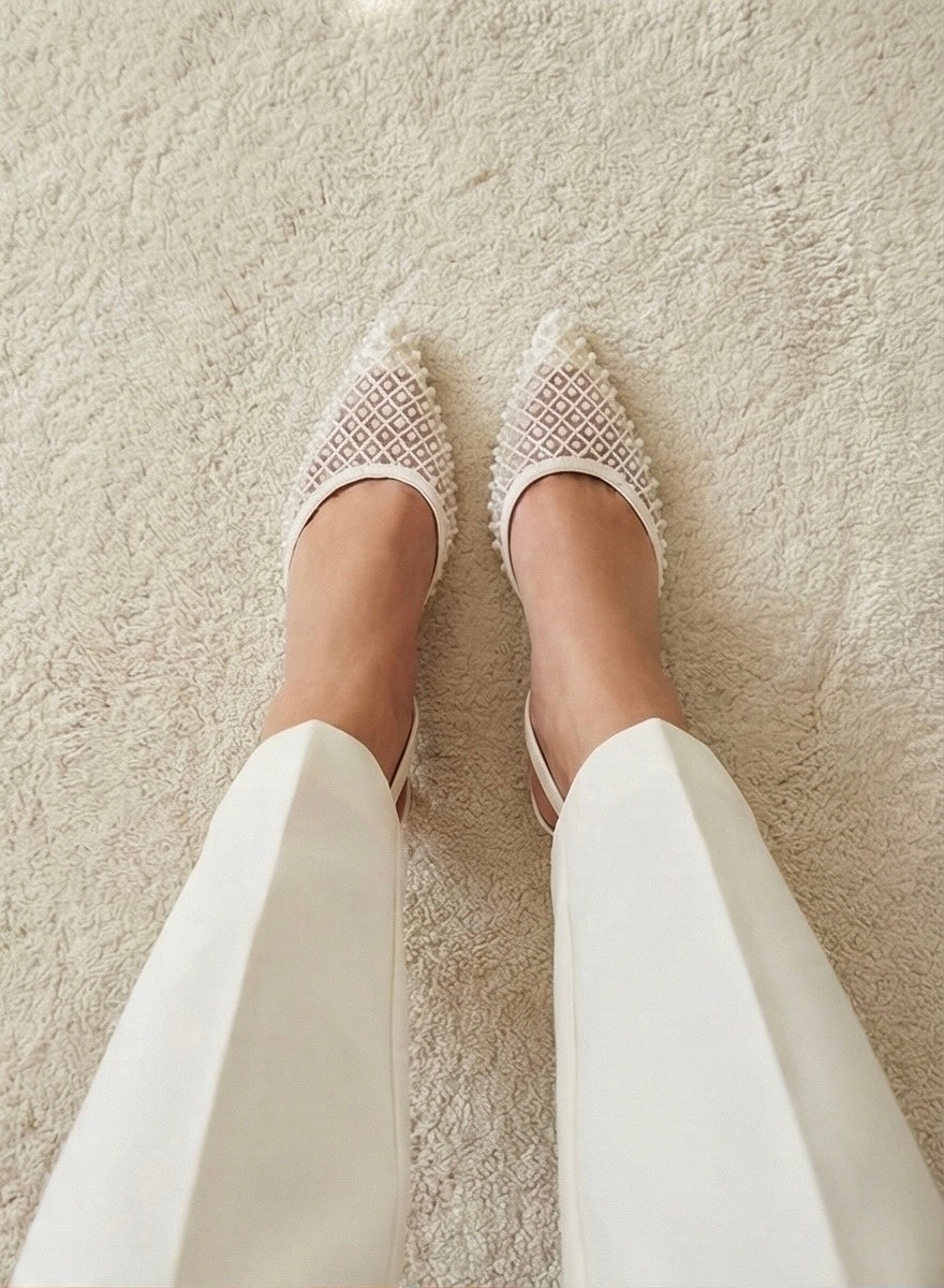ZINATO HEEL - White