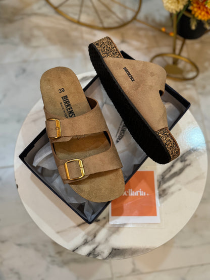 WOMEN BERKIN SANDALS - Khaki