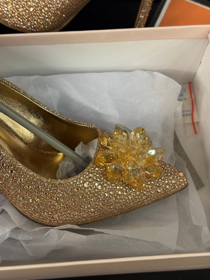 JIMMY CHO GODIVA HEEL - CHAMPAGNE