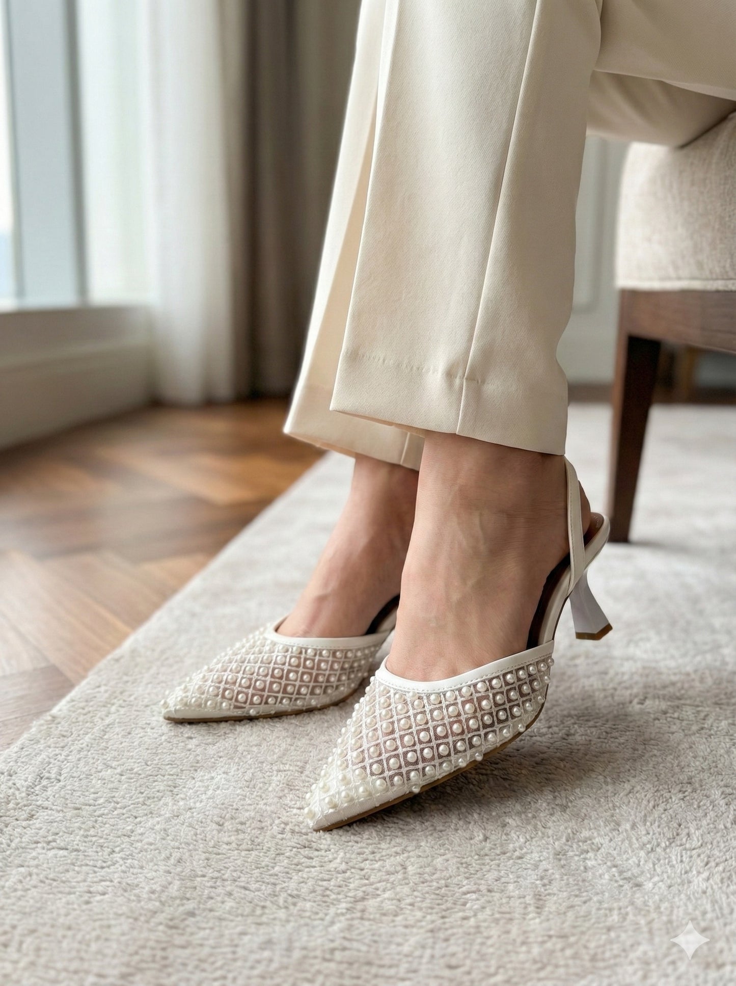 ZINATO HEEL - White