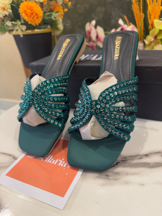 AQUA LISTA FLATS - GREEN