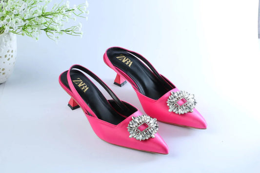 BELLARIA CELLA HEEL - ROSE PINK