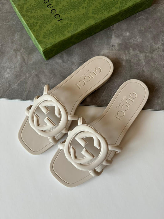 GC INTERLOCKING SLIDE - Offwhite (imported)