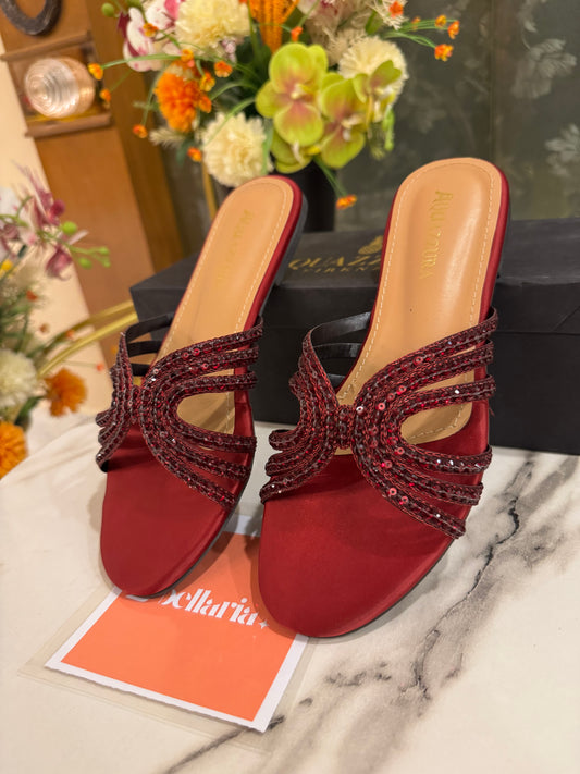 BELLARIA WOAK FLATS - MAROON