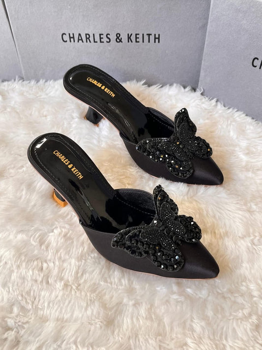 BELLARIA CHARLES HEEL - BLACK