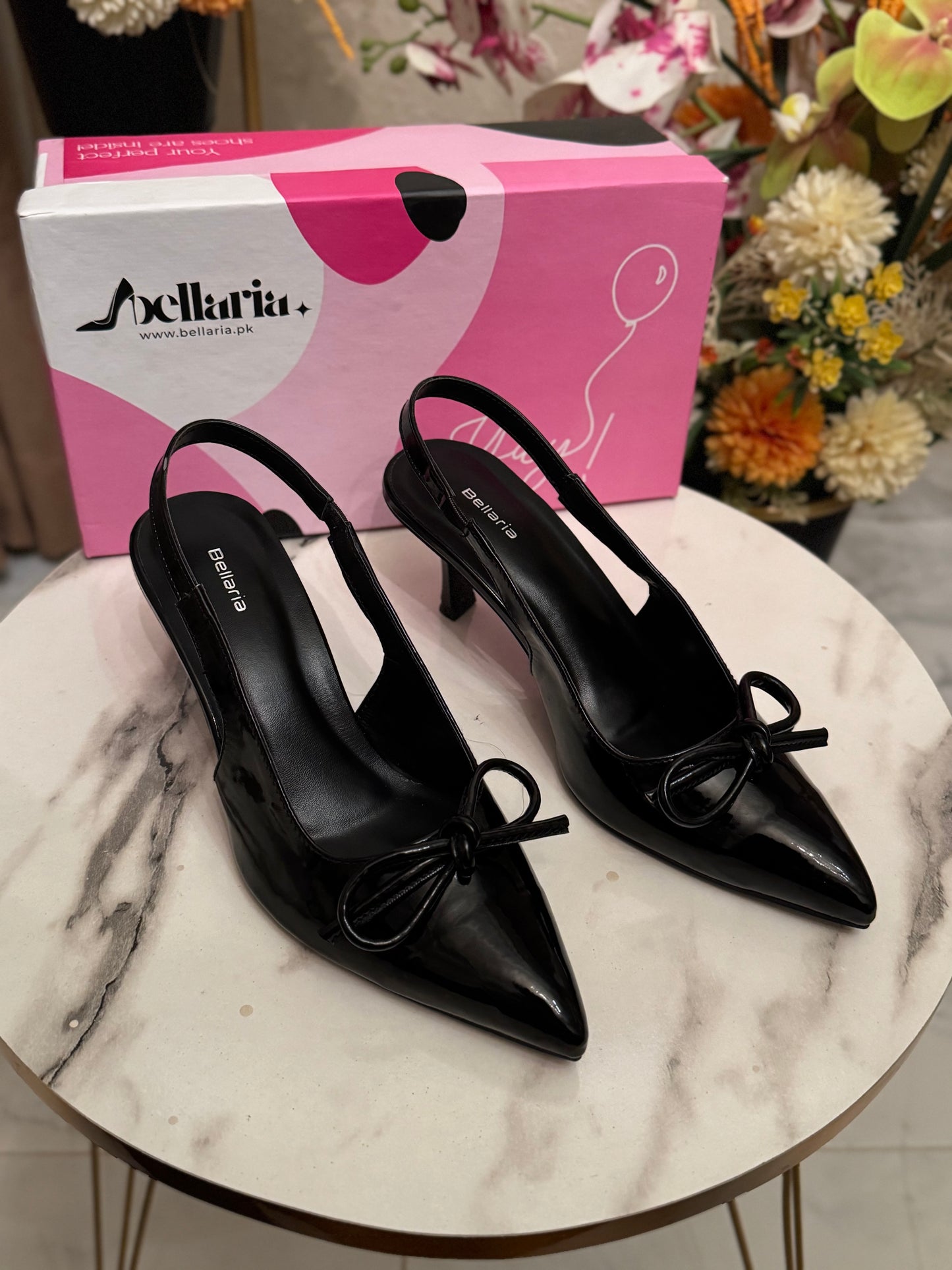 SIENNA STELLATO HEEL - Black