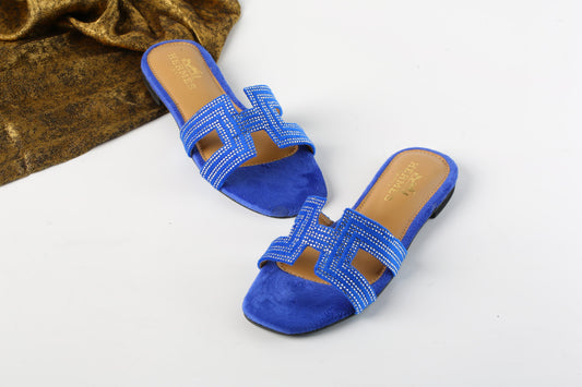 BELLARIA VINTAGE FLATS - ROYAL BLUE