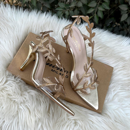 ROSSI HEELS - Gold