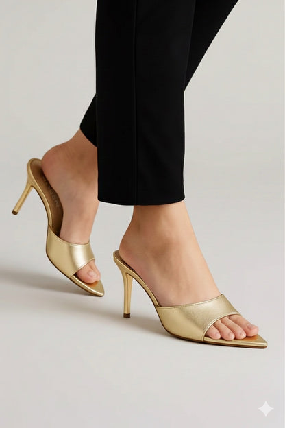 NOIRA HEEL - GOLDEN