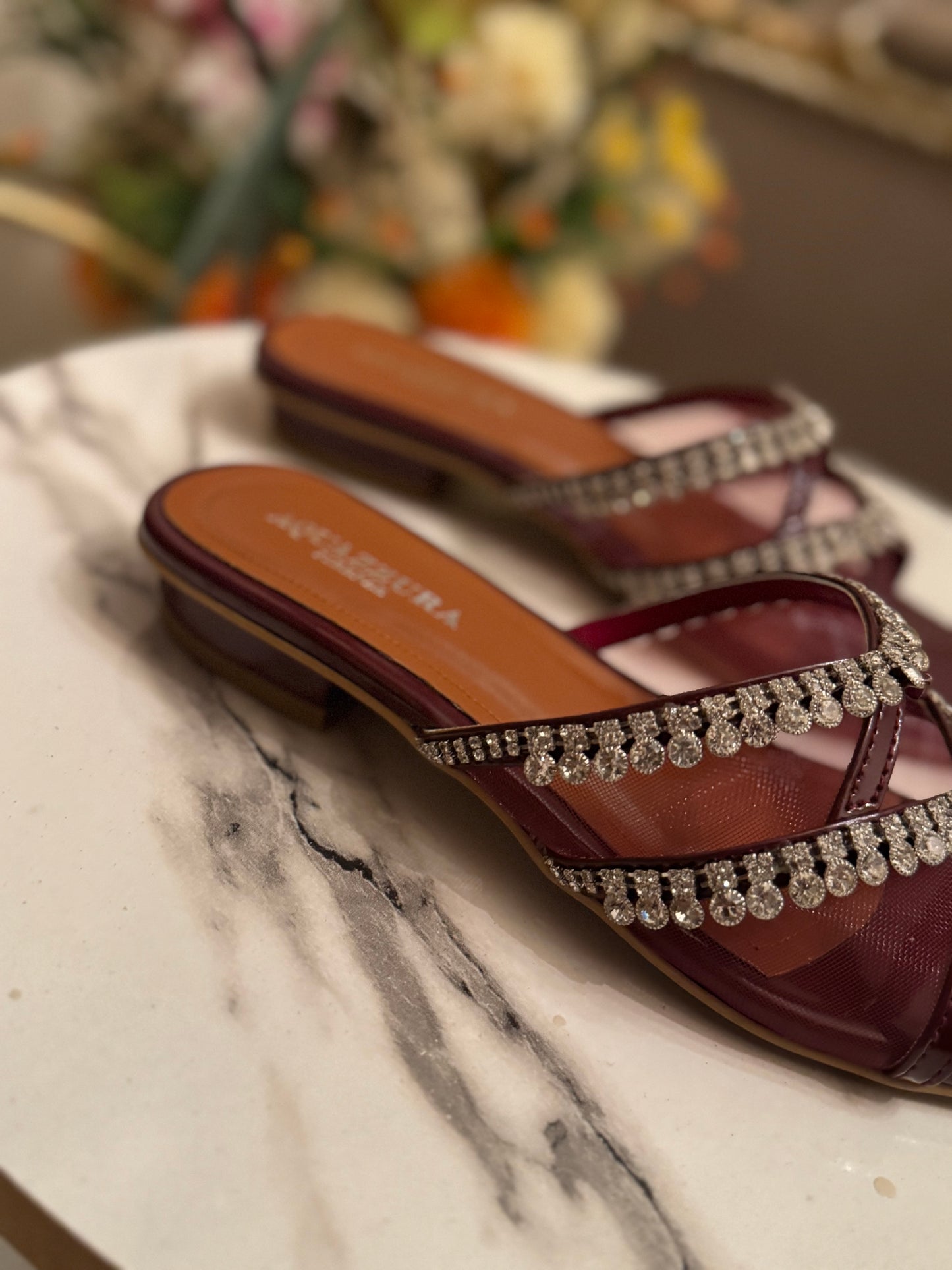 ELARA FLATS - Maroon