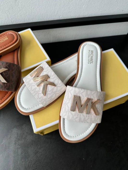 M-K Dianna slides - White