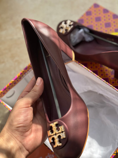 TORY COURT SHOES - Maroon PREMIUM