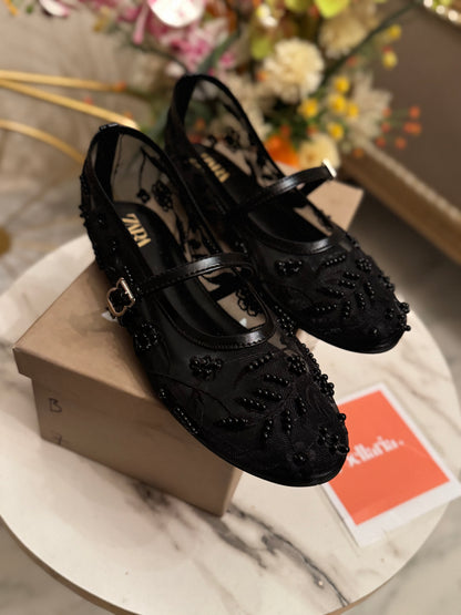 VELORIA PUMPS - BLACK