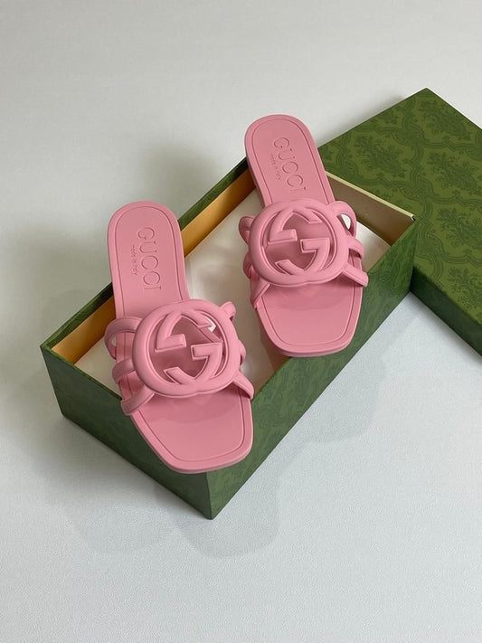 GC INTERLOCKING SLIDE - Baby pink (imported)