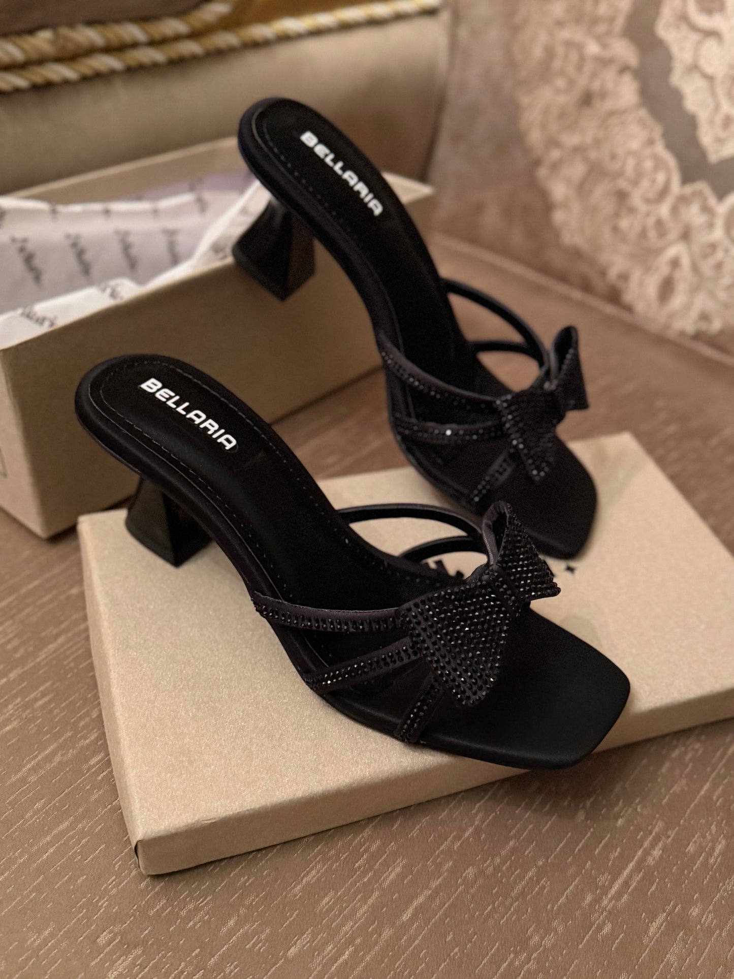 Midnight Bow Heel
