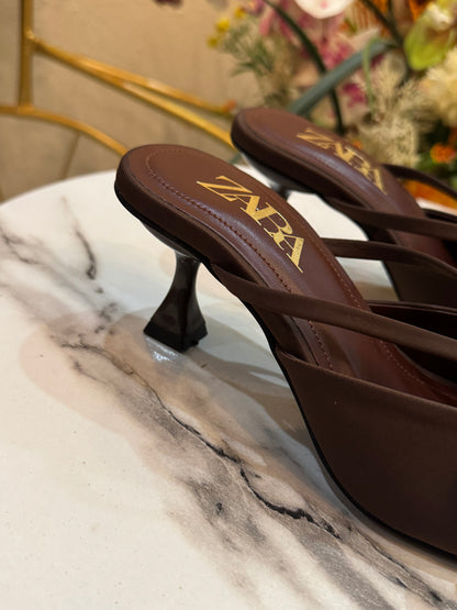 SOFT KNOT HEEL - Brown