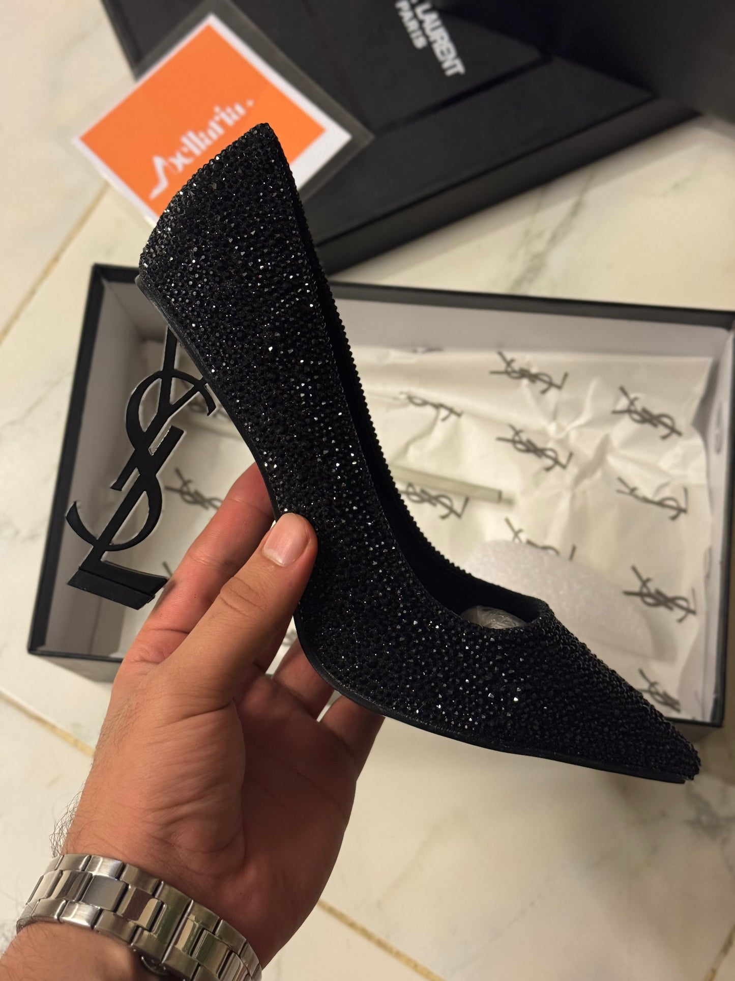 SAINT OPYUM PUMPS - BLACK/BLACK