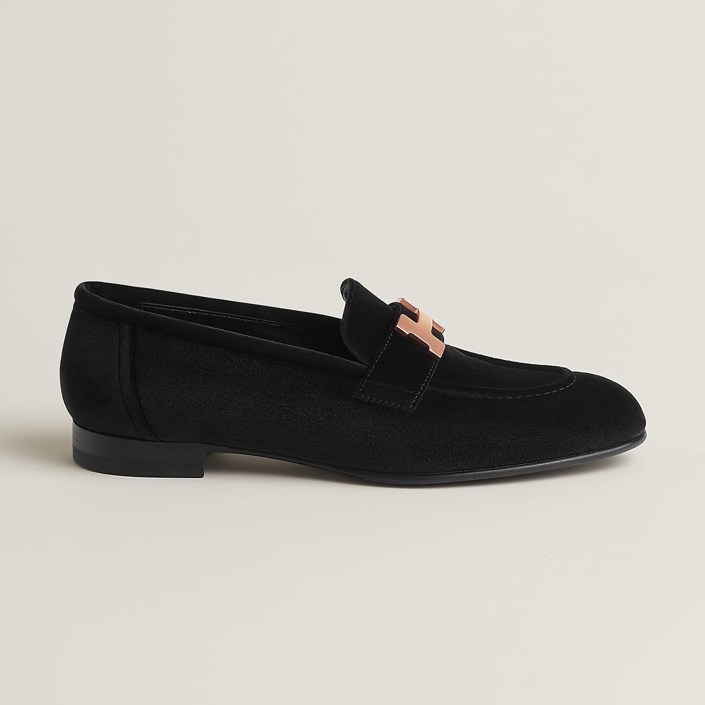 HMES PARIS SUEDE WOMEN SHOES - BLACK
