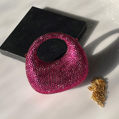 SHIMMER GRACE CLUTCH - Pink