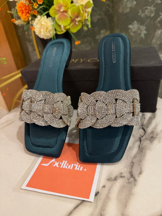 BELLARIA LATIN FLATS - SEAGREEN