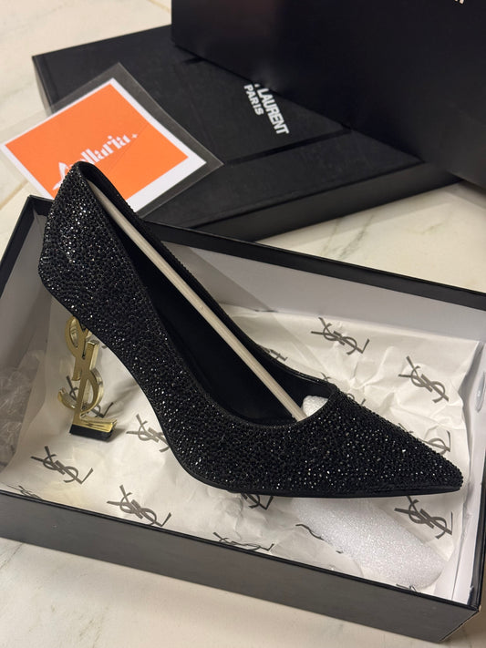 SAINT OPYUM PUMPS - BLACK/GOLD