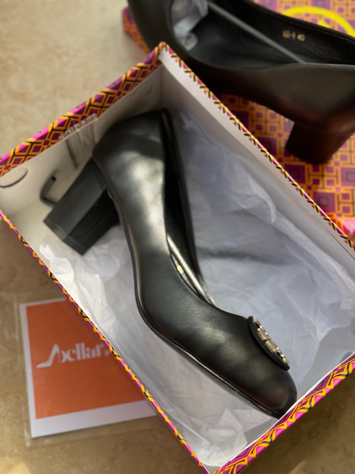 TORY COURT SHOES - Black PREMIUM