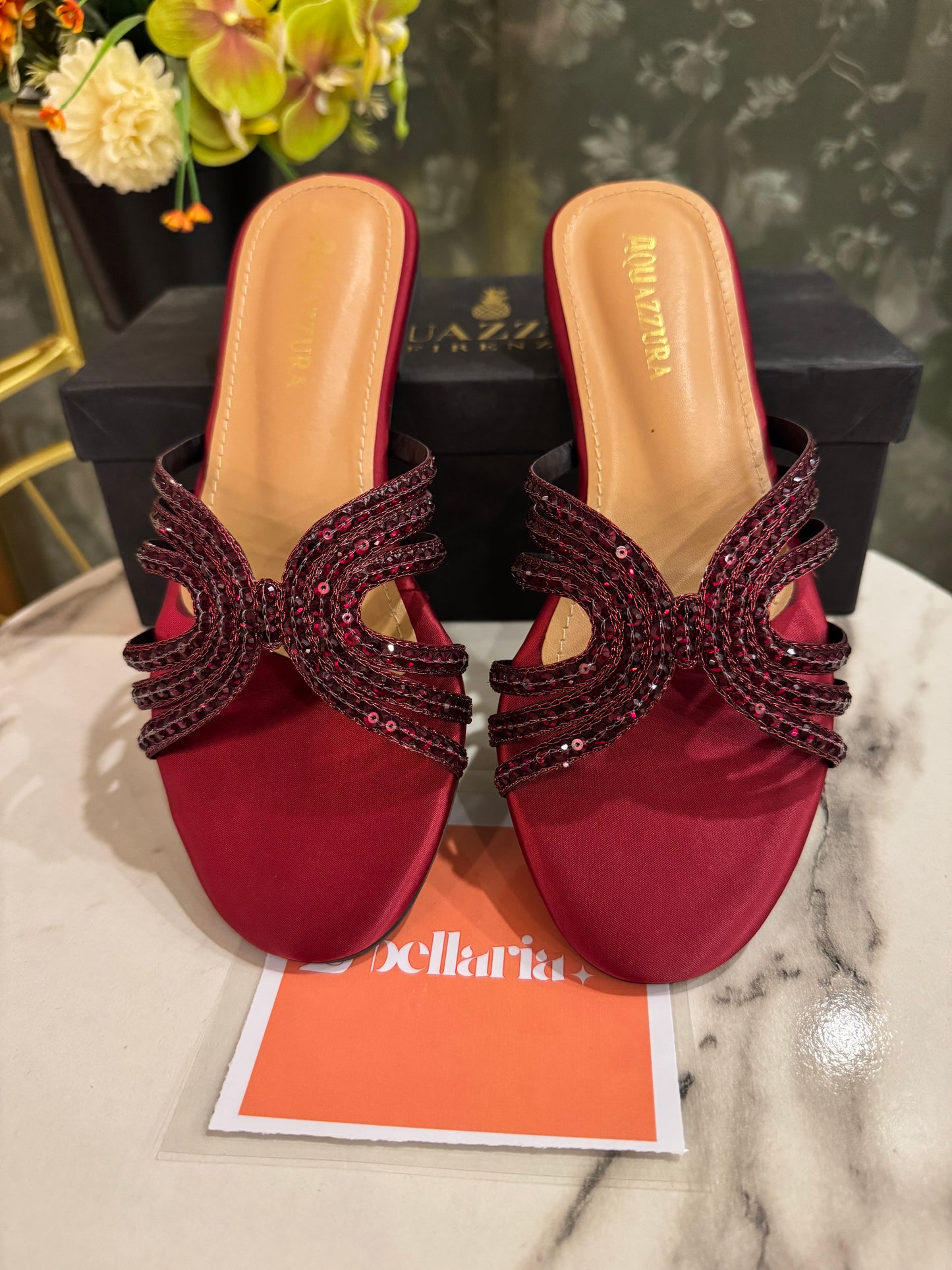 BELLARIA WOAK FLATS - MAROON