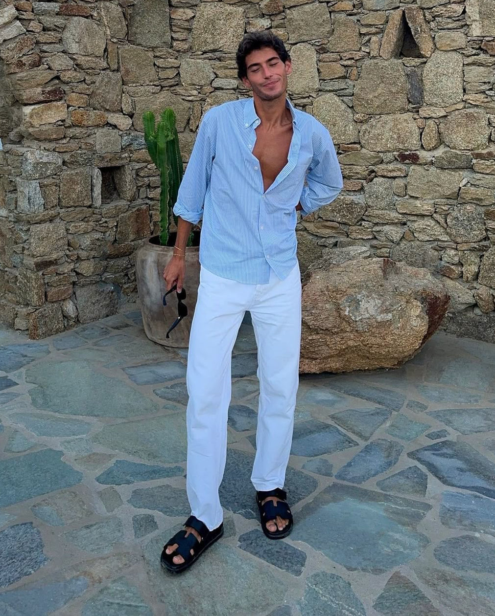 CHYPRE MEN SANDALS - BLACK