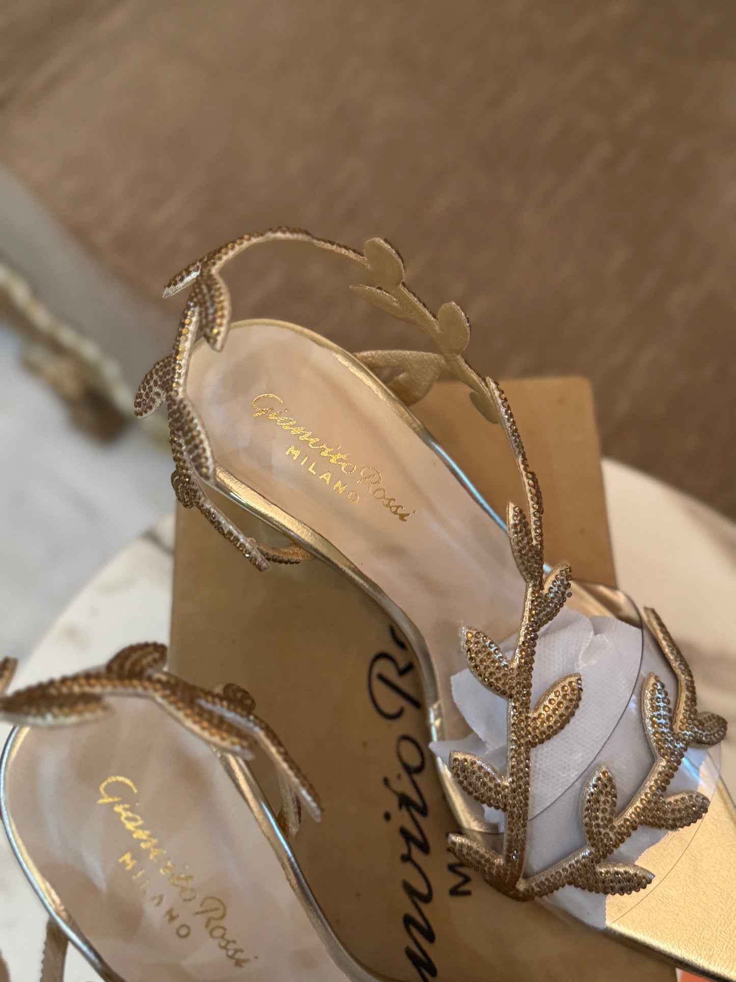 ROSSI HEELS - Gold
