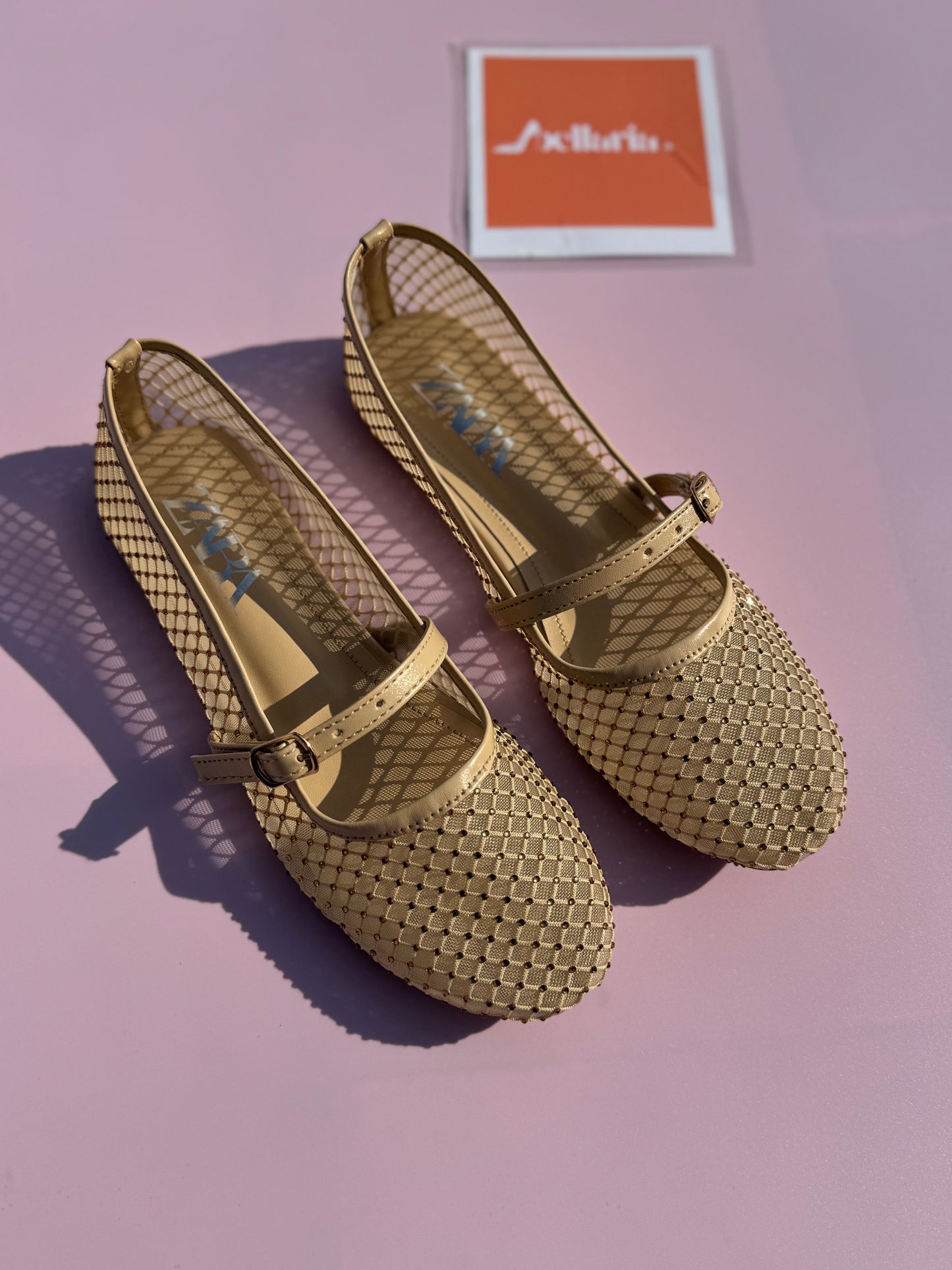 MARY JANE  STUDS - Beige