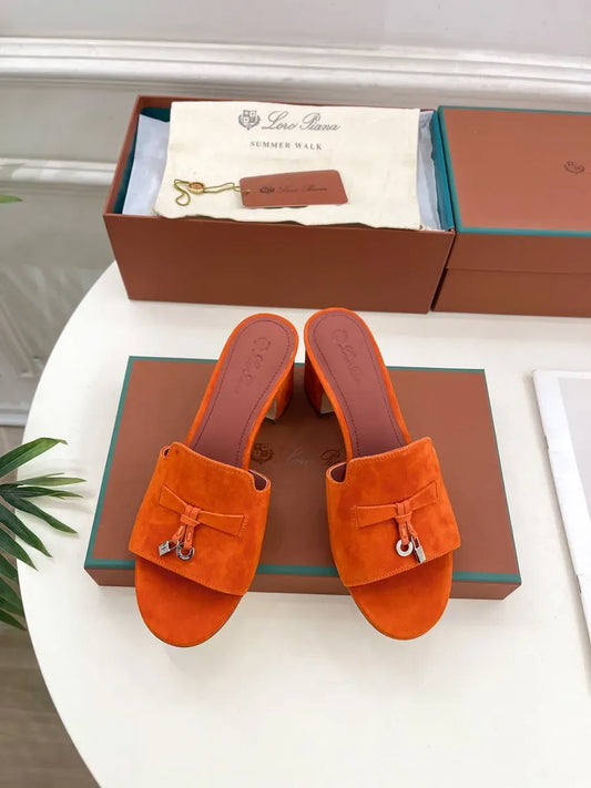 LORO PIA-NA CHARM SANDAL - RUST