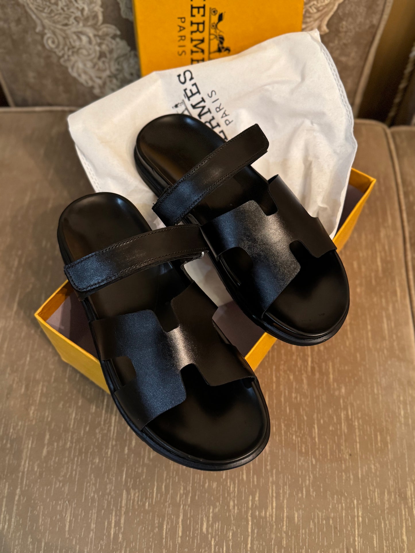 CHYPRE MEN SANDALS - BLACK