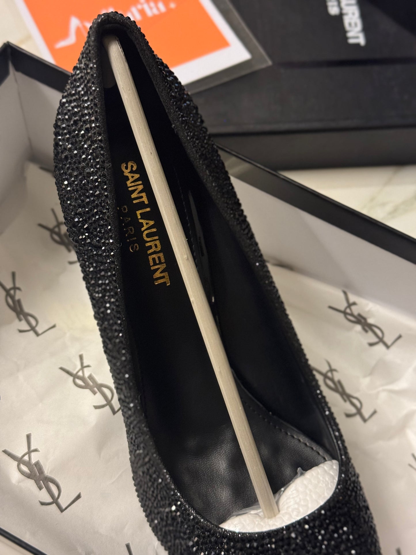 SAINT OPYUM PUMPS - BLACK/GOLD