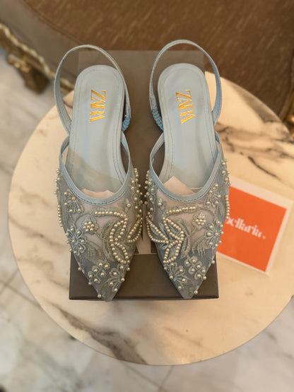 Viked Pumps - Skyblue