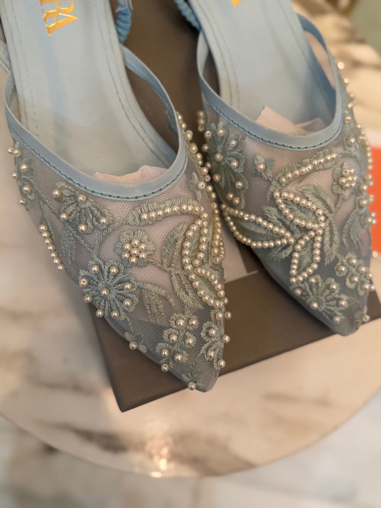 Viked Pumps - Skyblue