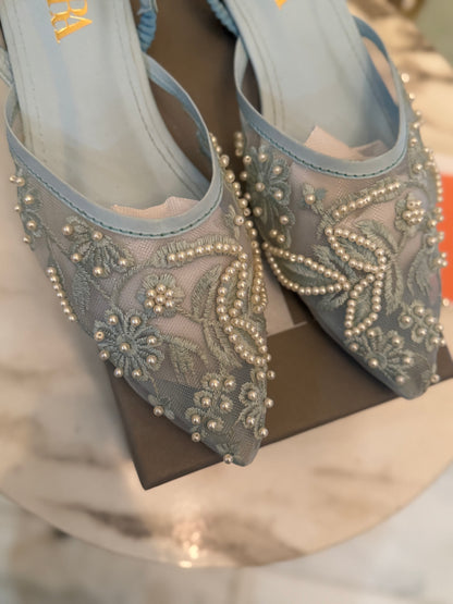 Viked Pumps - Skyblue