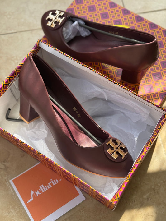 TORY COURT SHOES - Maroon PREMIUM
