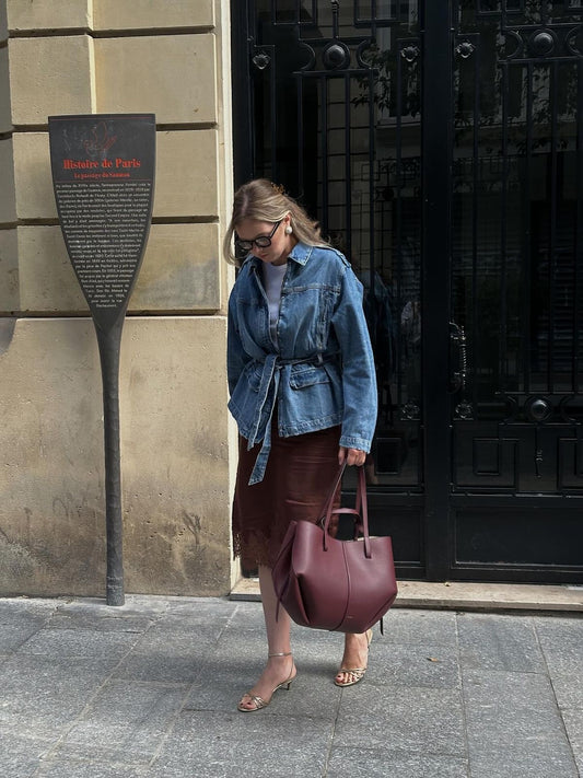 Poleene Cyme Tote bag - Burgundy